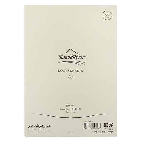 Tomoe River Loose Sheets, Plain A5 Cream, 52 g/m2