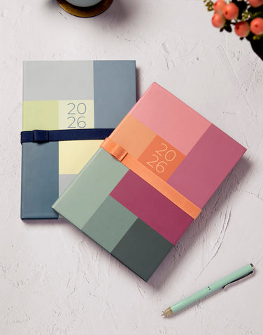 Letts 2026 Week to View A5 Diary, Gradient