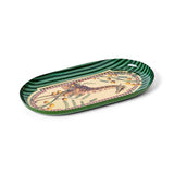 Giraffe Oval Enamel Tray