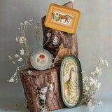 Tiger, Rectangular Enamel Tray