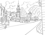 Hay-on-Wye Colouring Book, A4