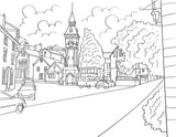 Hay-on-Wye Colouring Book, A4