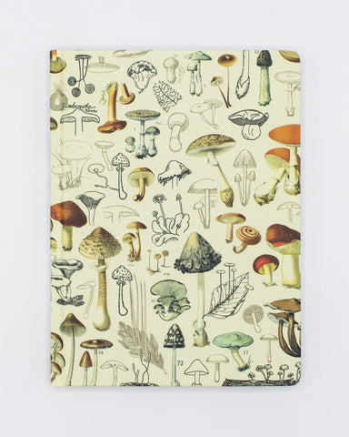 Woodland Mushrooms Hardcover Notebook, Lined/Grid