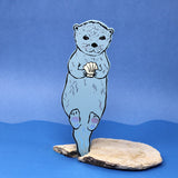 Ark Leather Bookmark, Otter