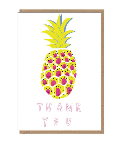 Pineapple Thank You Mini Cards, 8 Pack