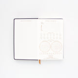 Moon Phases Dusk Book Cloth Journal