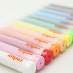 Kitpas Crayons with Holder, 12 Pack