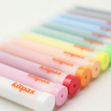 Kitpas Crayons with Holder, 12 Pack