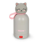Legami Kitty Vacuum Bottle for Kids, Hot & Cold