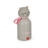 Legami Kitty Vacuum Bottle for Kids, Hot & Cold
