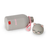 Legami Kitty Vacuum Bottle for Kids, Hot & Cold