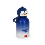 Legami Penguin Vacuum Bottle for Kids, Hot & Cold