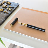 -andhand- Method Fountain Pen, Black + Brass