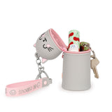 Legami Kitty Coin Purse with Key Ring, Mini Kawaii