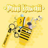 Legami Mini Bee Coin Purse with Key Ring