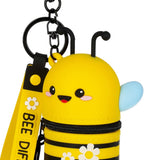 Legami Mini Bee Coin Purse with Key Ring