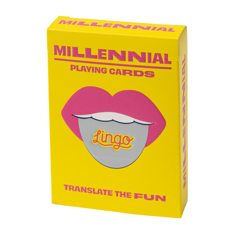 Millenial Lingo Playing Cards