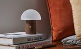 Alice Mushroom Mini Lamp, Walnut