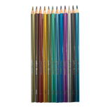 ooly Colour Sheen Metallic Coloured Pencils - Set of 12