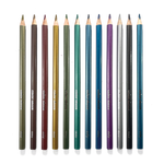 ooly Colour Sheen Metallic Coloured Pencils - Set of 12