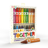 Color Together Triangular Crayons, Set of 18