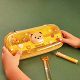 Legami Rigid Pencil Case, Teddy Bear