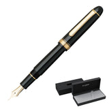 Platinum Century 3776 Fountain Pen, Black with Extra Fine Nib