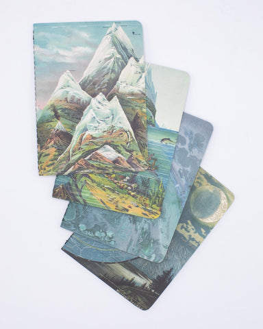 Earth Notebooks Planet Earth Pocket Notebook, 4-Pack – Bartrums & Co Ltd