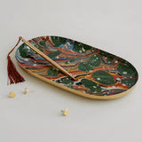 The Art of Marbling, Oval Tray