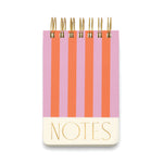Twin Wire Notepad, Stripes
