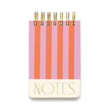 Twin Wire Notepad, Stripes