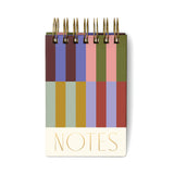 Twin Wire Chunky Notepad, Bold Stripes