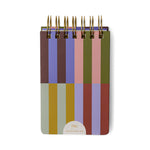 Twin Wire Chunky Notepad, Bold Stripes