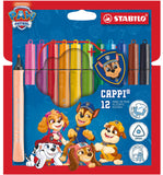 STABILO Cappi PAW Patrol, Felt Tip Pen, Pack of 12