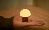 Alice Super Mini Mushroom Lamp, Walnut