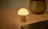 Alice Super Mini Mushroom Lamp, White Ash