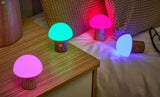 Alice Super Mini Mushroom Lamp, White Ash