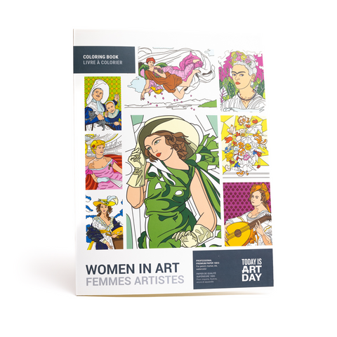 Women in Art, Colouring Book