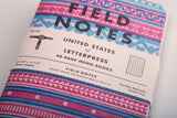 Field Notes Quarterly Edition 'The United States of Letterpress' Memo Books, 3 Pack
