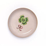 Clover Round Enamel Tray