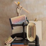 Vintage Pencils Oval Enamel Tray