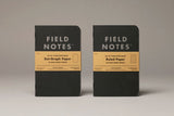 Field Notes Pitch Black Memo Books, 3 Pack