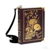 Luxury Gold Foiled Secrets of the Forest Floor Crossbody Book Bag