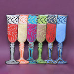 Ark Leather Bookmarks, Wine Glass
