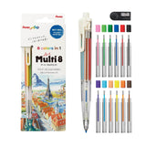Pentel Multi8 Pencil with 12 Refills, 2mm