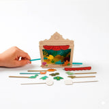 Mini Theatre Kit, Kids Craft Kit, Paper Play Theatre