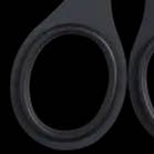 Allex S-165F Office Scissors (M) Black