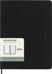 Moleskine 2026 Week to View with Notes Diary, XL