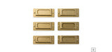 Traveler's Company Brass Label Plates