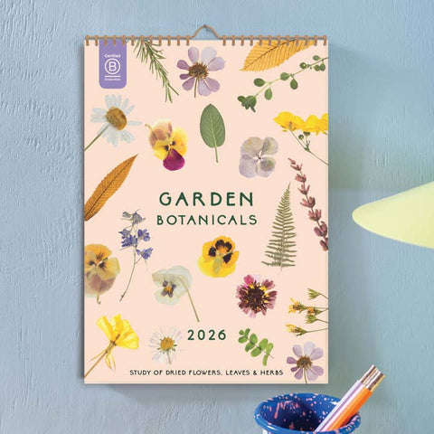Garden Botanicals 2026 Wall Calendar